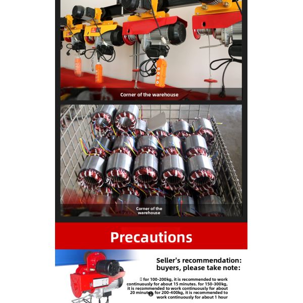 Electric Chain Hoist with 0.5 Ton Load Capacity and 220V Voltage for Gantry Crane Lifting Machine