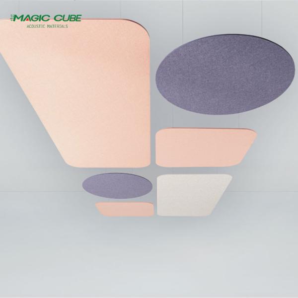 500mm Black Sound Absorbing Ceiling Panels for Customized Soundproofing