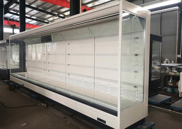 Refrigerador remoto de poupança de energia auto 5pcs de degelo de R448a Multideck acima da prateleira
