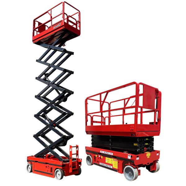 6M Mobile Electric Scaffolding Lift Platform for Construction Multiple Modes Foldable Electric Lift Scaffolding Platform
