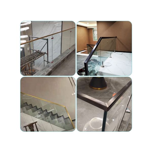 6061 Aluminium U Profile Channel Section Extrusion 20mm 6mm Handrail Guardrail