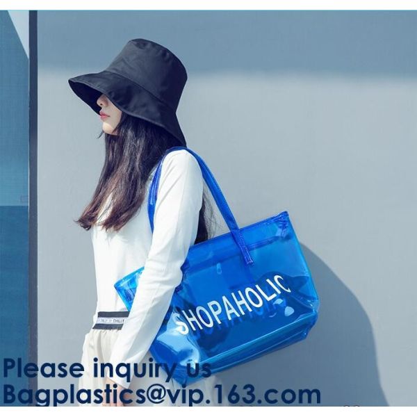 Designer Bag,Lady Fancy Bag,Wholesale PVC Beach Bag,Women Summer Beach Bag Vinyl PVC Tote Handbags Shoulder bags