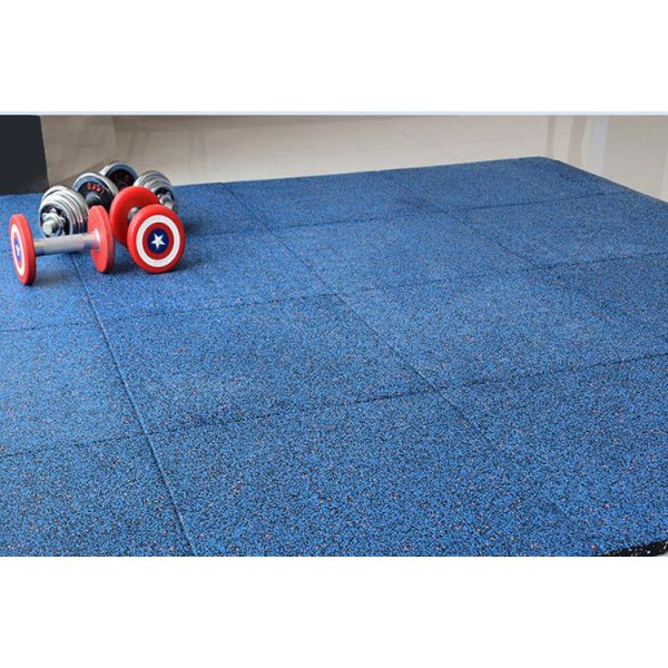 Нетоксичные тренировочные коврики из голубой резины, звукоизоляционные коврики для гаража.