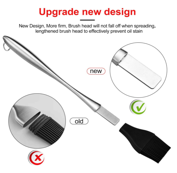 Крепкий наметывать чистит щетку щеткой печенья нержавеющей стали 304 с 4 пакетами меняемыми