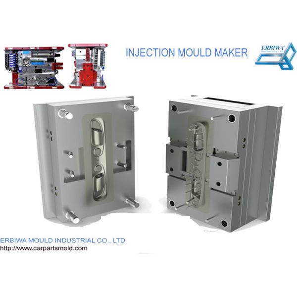 Las piezas plásticas del coche de la inyección moldean los recambios autos durables negros para el panel del coche