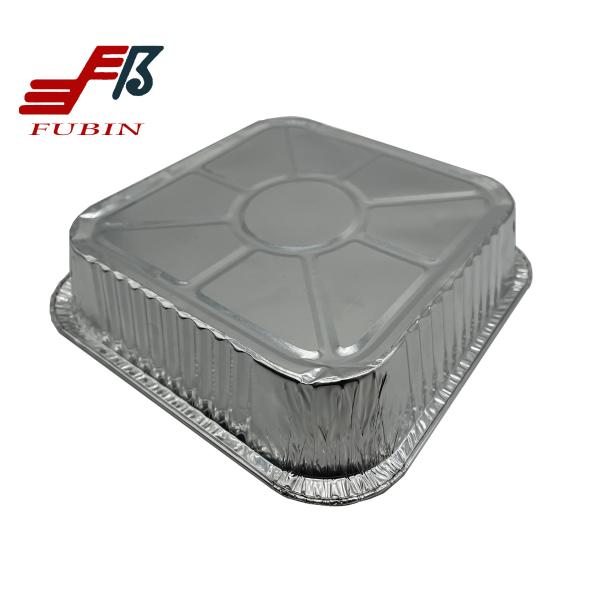 Disposable Aluminum Foil Baking Tray Loaf Pan Food Storage Container Set With Lid