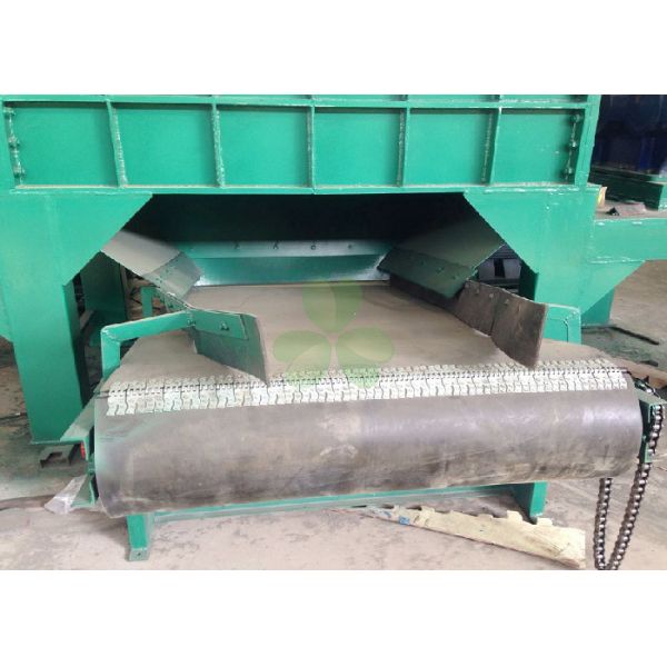 Full Automatic Twin Shaft Waste Tire Shredder Machine 4.5-5.5 T/H Capacity
