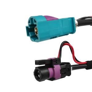 A extensão HSD BMW de LVDS cabografa 4+2 Pin Straight Code Z a uma tomada