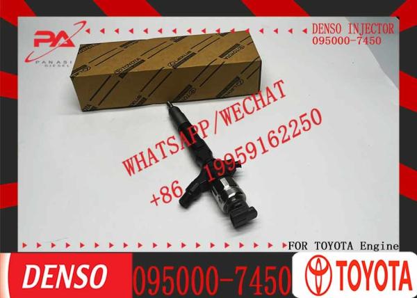 1KD Boquilla de inyección 095000-7450 Inyector de tren común 095000 7450 0950007450 para Toyota Hiace Dyna 3.0 d