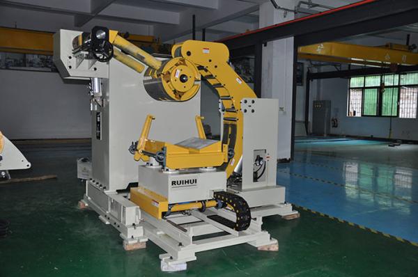 Precision Leveling Decoiler Straightener Feeder Stainless Steel Plate Stamping