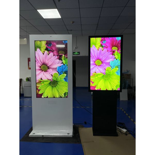 49 Inch IP65 Waterproof Outdoor Digital Signage with 2500cd/㎡ Brightness LCD Advertising Display