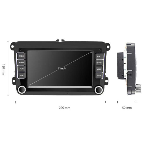 VW Volkswagen Seat Golf Passat Jetta 2 DIN Android Car Stereo With Apple CarPlay