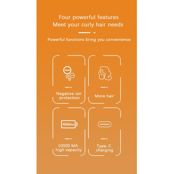 Hot selling wireless automatic hair curler automatic rotating rechargeable portable wireless hair curler auto hair curle