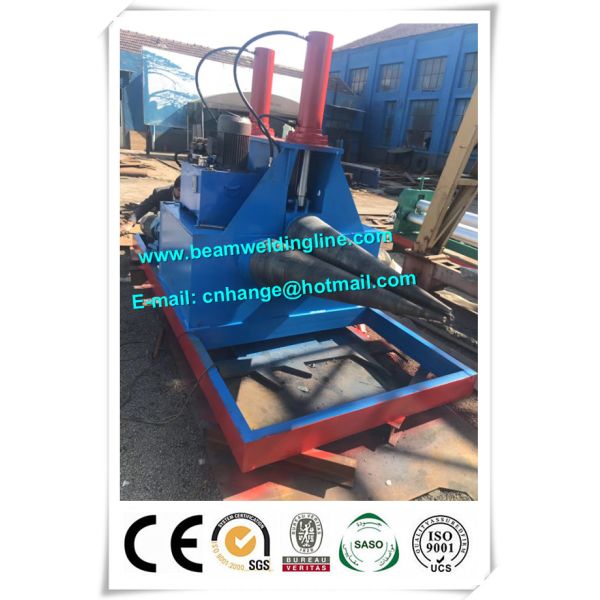 Hydraulic Steel Plate Cone Roll Bending Machine , Hydraulic Press Brake Bending For Cone Plate