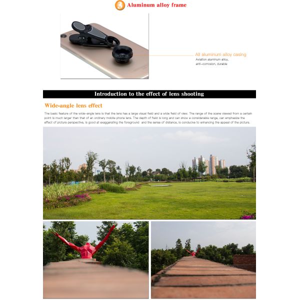 Black Alloy DSLR Camera Lens , Optical Glass 0.63X Wide Angle Digital Slr Camera Lens Filters