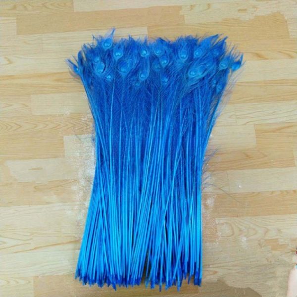 Espada de penas de pavão 25-30 polegadas para decoração de penas impressionante