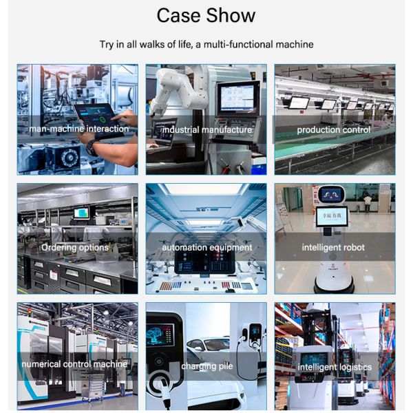 Chinese Factory 17 Inch Intel I3,I5,I7,J6412 J4125 J1900 Win10 Embedded Touch Screen Computer Industrial Panel Pc
