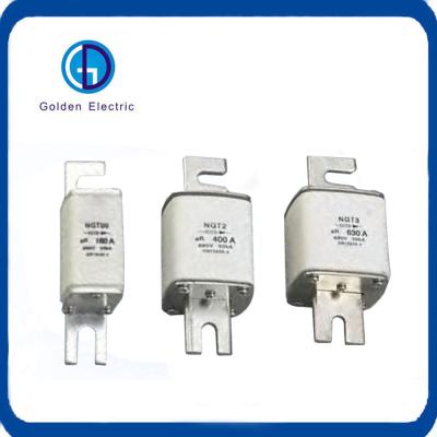CE 32A 60A 80A 100A 120A 160A Ar Type Bolt Connected Square Pipe Type Fuse Links 380V 800V