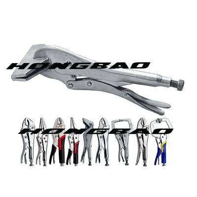 Flat Jaw Locking Pliers Sheet Metal Bend Form Crimping Vise Grip 8 10''