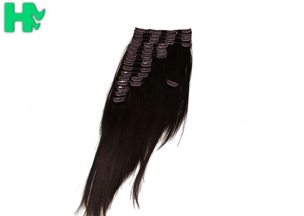 7A Synthetic Clip In Hair Extensions / Tangle Free Hair Extensions
