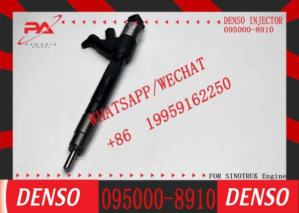 Inyector de combustible diesel 095000-8910 VG1246080106 8910 para DENSO para camión HOWO SINOTRUK