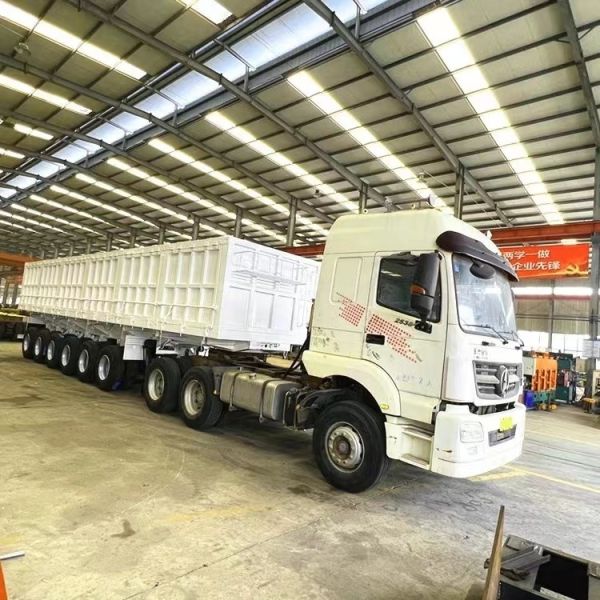 Cross Arm Type 6-Axis 100 Tons Heavy Duty Fence Semi-Trailer EHL9400TPB for Long-Term