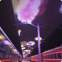 Écran de grille LED à couleur complète imperméable à l'eau pour éclairage intelligent des rues et des bâtiments