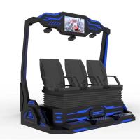 Les films virtuels les plus excitants réalisés 3DOF Dynamic Motion 3 Chaises VR Cinéma 9D Équipement VR Entretien VR Parc, intérieur CN;GUA