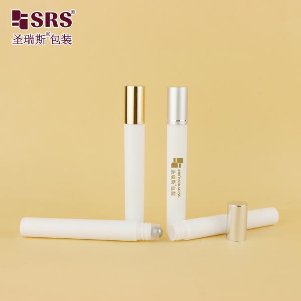 RPA-10ML(C) Injection Custom Color Glossy Matte In Mold Plastic Roller Ball Bottle Wholesale Eye Gel Serum Bottle Tube