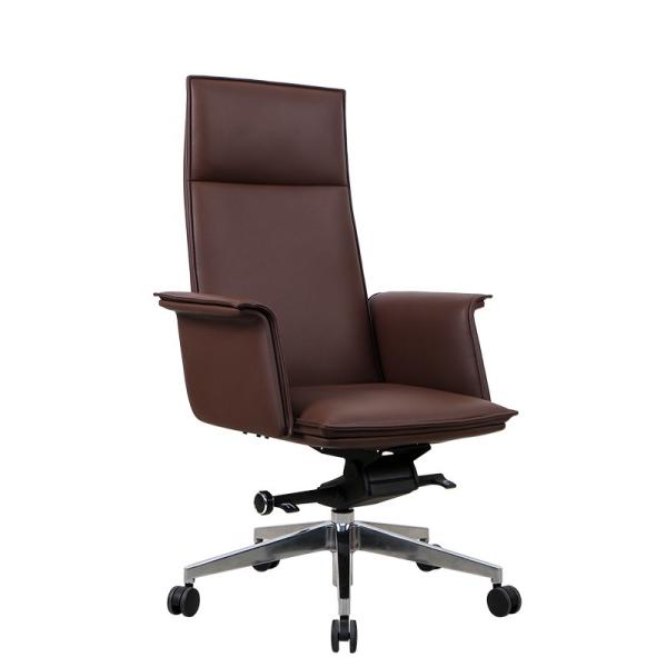 Cadeira de couro moderna exclusiva ergonômica do jogo do PC da cadeira 70mm da tarefa de Brown