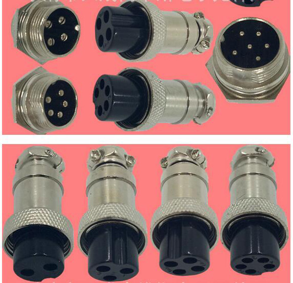 Разъем-вилка/переходник штепсельной вилки 3пин 4пин 5пин 12пин авиации женские для системы охраны двр