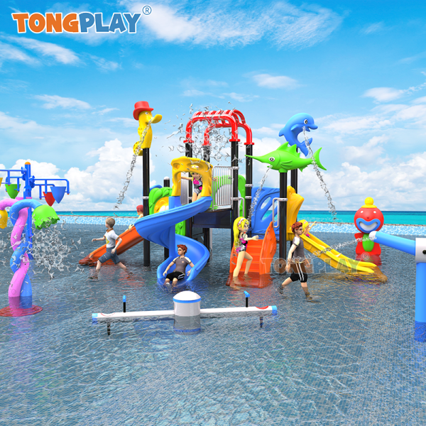 Water Park Outdoor Amusement Park Plastic Slide Playground Outdoor Play Equipment for Children Water Slide