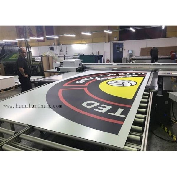 4ft Signage Aluminum Composite Panel Fireproof Aluminum Sandwich Board