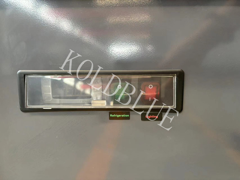 Plug-in Semi Vertical Open Multideck Cooler Commercial Refrigerated Display Showcase with Adjustable Shelves
