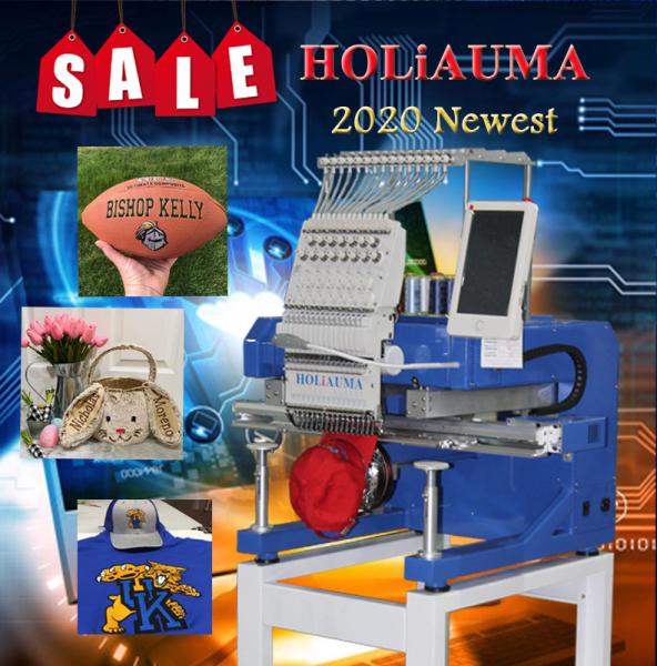 Embroidery machine with competitive price for hat flat gloves shoes ties