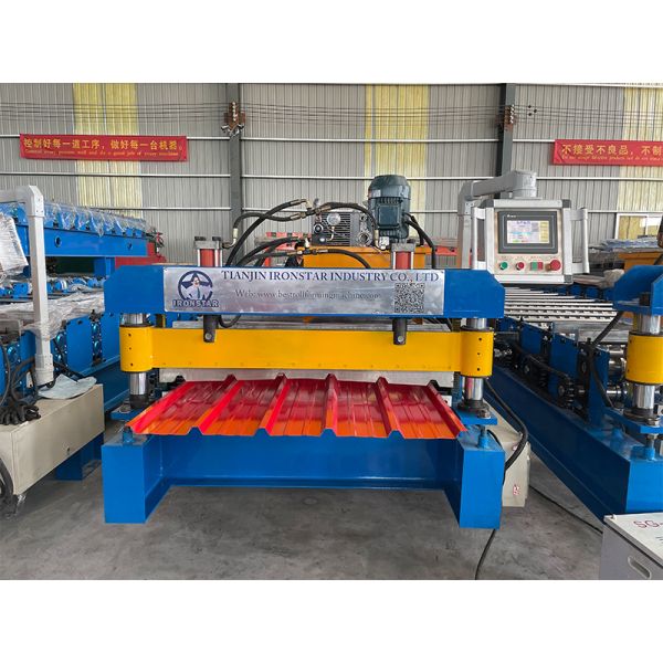 “1000mm Effective Width Metal Roof Panel Cold Roll Forming Machine For GI PPGI Color Steel Coil”