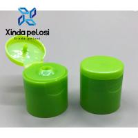 Azul polaco 24/410 PP Superfície lisa Flip Top Cosmético Caps de garrafa para garrafa de creme