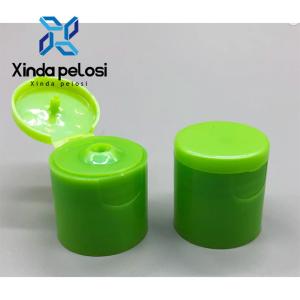 Azul polaco 24/410 PP Superfície lisa Flip Top Cosmético Caps de garrafa para