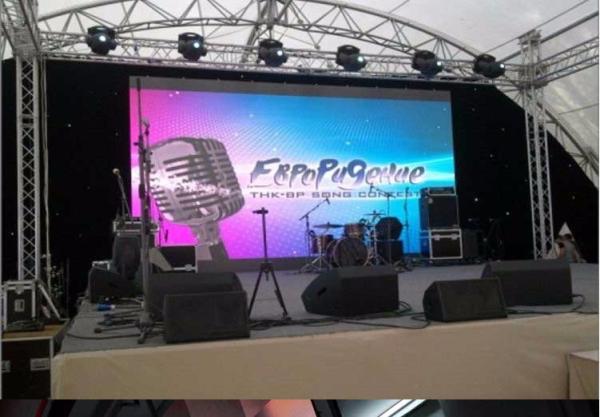 P2.5 P2.6 Outdoor Waterproof Full Color P3.91 HD LED Iron Box 1000*1000MM Box