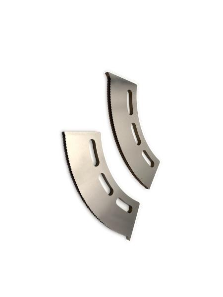Corrugated Cardboard Slotter Blades Arc Shaped Teeth Blades