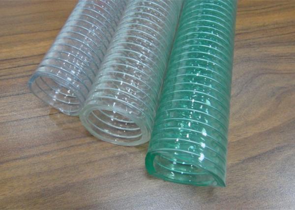 High Pressure PVC Steel Wire Hose / Wire Reinforced Suction Hose UV Chemical Resistant