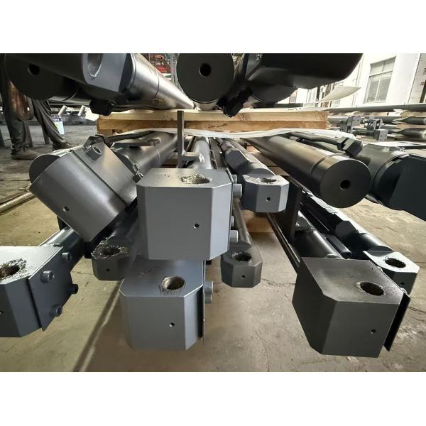 ODM OEM Parallel Type Two Stage Hydraulic Double Acting Cylinder Steel Hard Chrome Plated