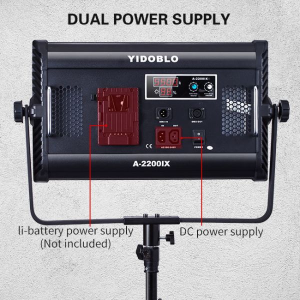 Фотография 100W 220V светов студии СИД Dimmable профессиональная для видеозаписи