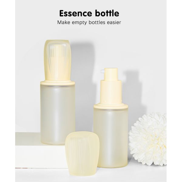 Botão de embalagem de cosméticos de luxo inovador, garrafa de cosméticos da série de design de água-viva -40ml