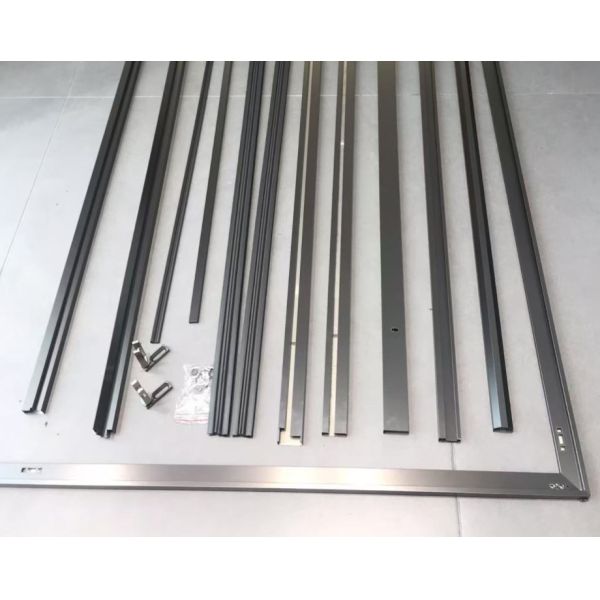 SUS304 Stainless Steel Bathroom Glass Shower Screen Profile Anti Corrosion