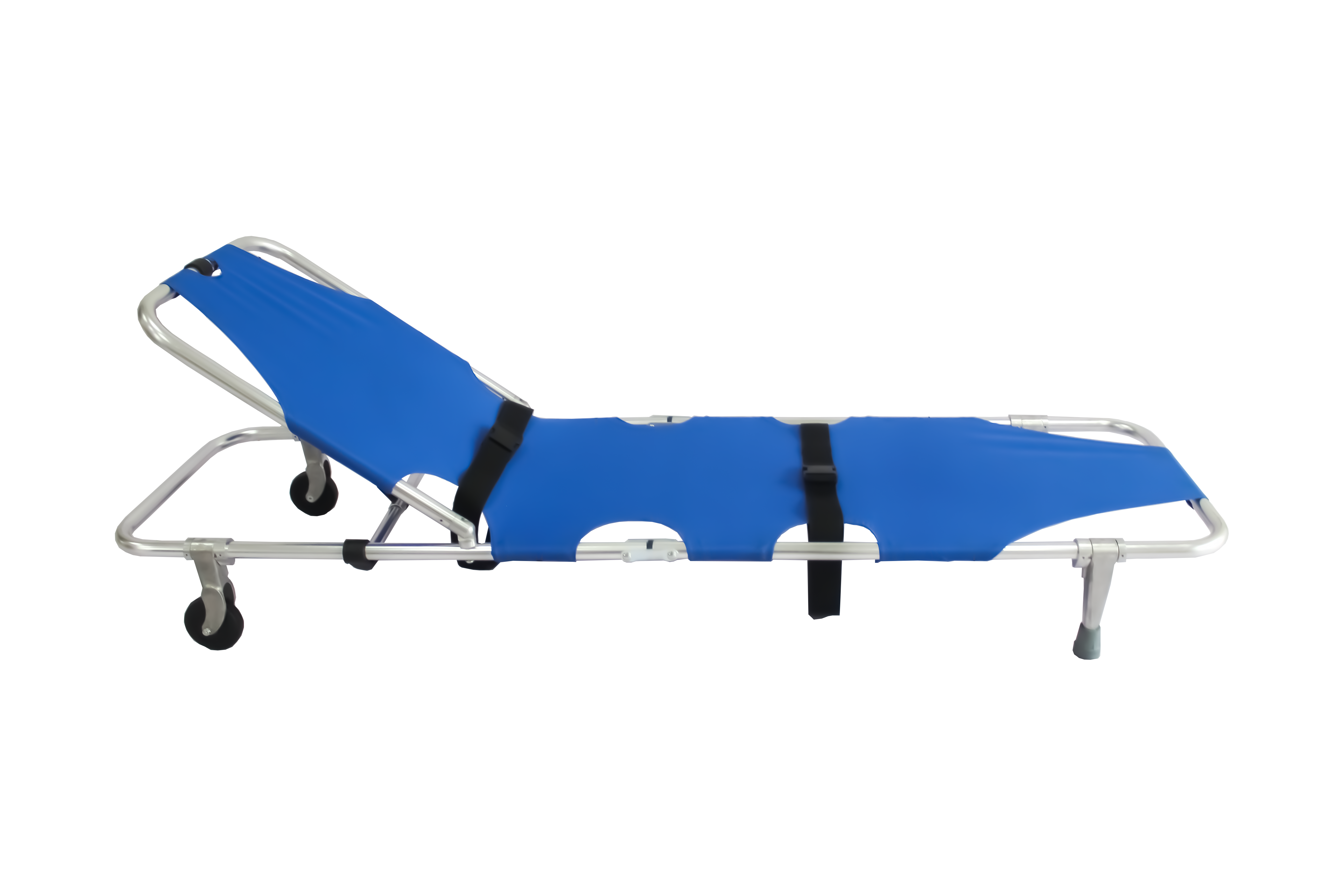 Foldable  Stretcher  Care With Adjustable Gears For Transporting The Injured