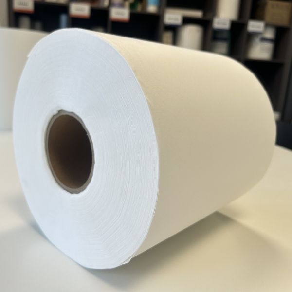 Industrial Non-Woven Wipes PP Wood Pulp Roll 80-89gsm White