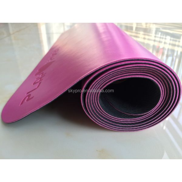 5mm Thickness Eco-Friendly Non-Slip Rubber Yoga Mat for Heavy Duty Use