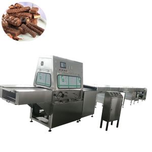 400mm Belt Industrial Chocolate Enrobing Chocolate Enrober Machine Line