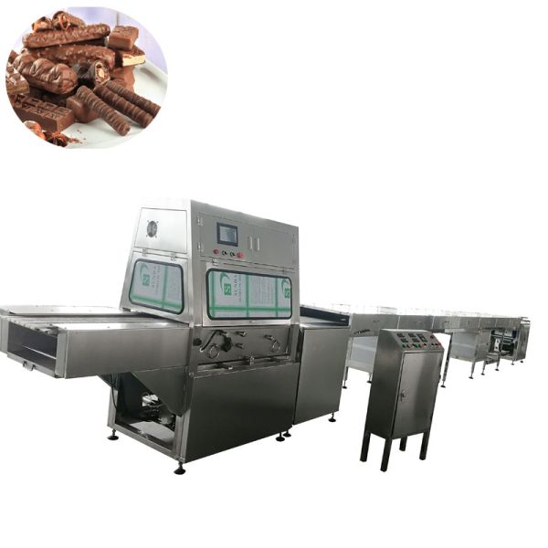 400mm Belt Industrial Chocolate Enrobing Chocolate Enrober Machine Line
